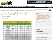 Tablet Screenshot of gacetahipodromo.com